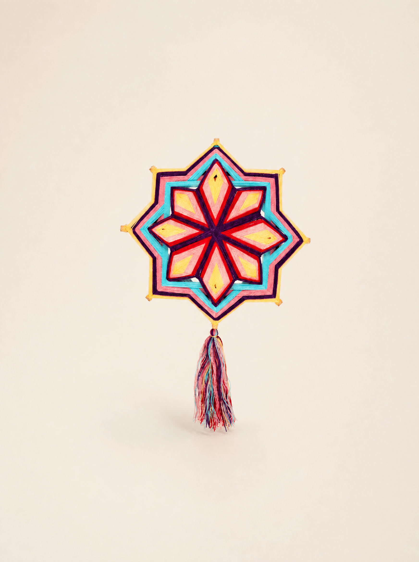 Decorazione Mandala in Lana