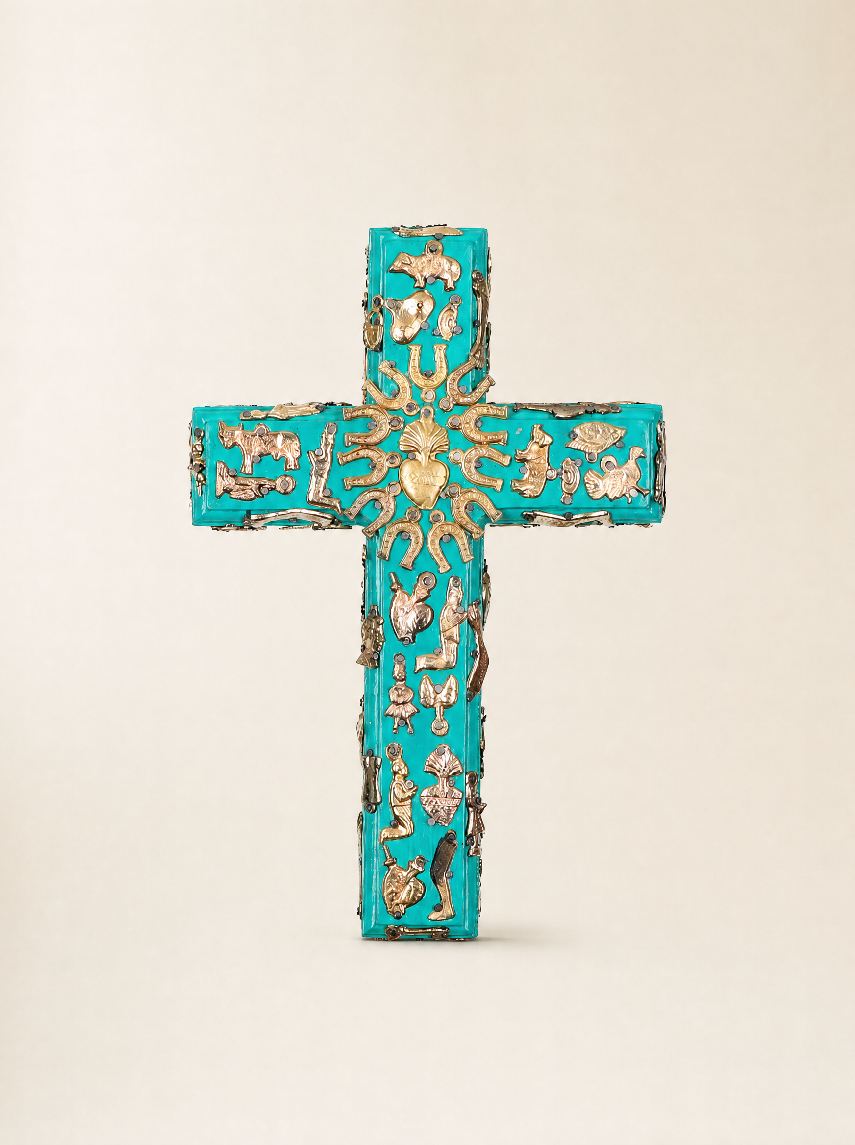 Croix en Bois avec Milagros