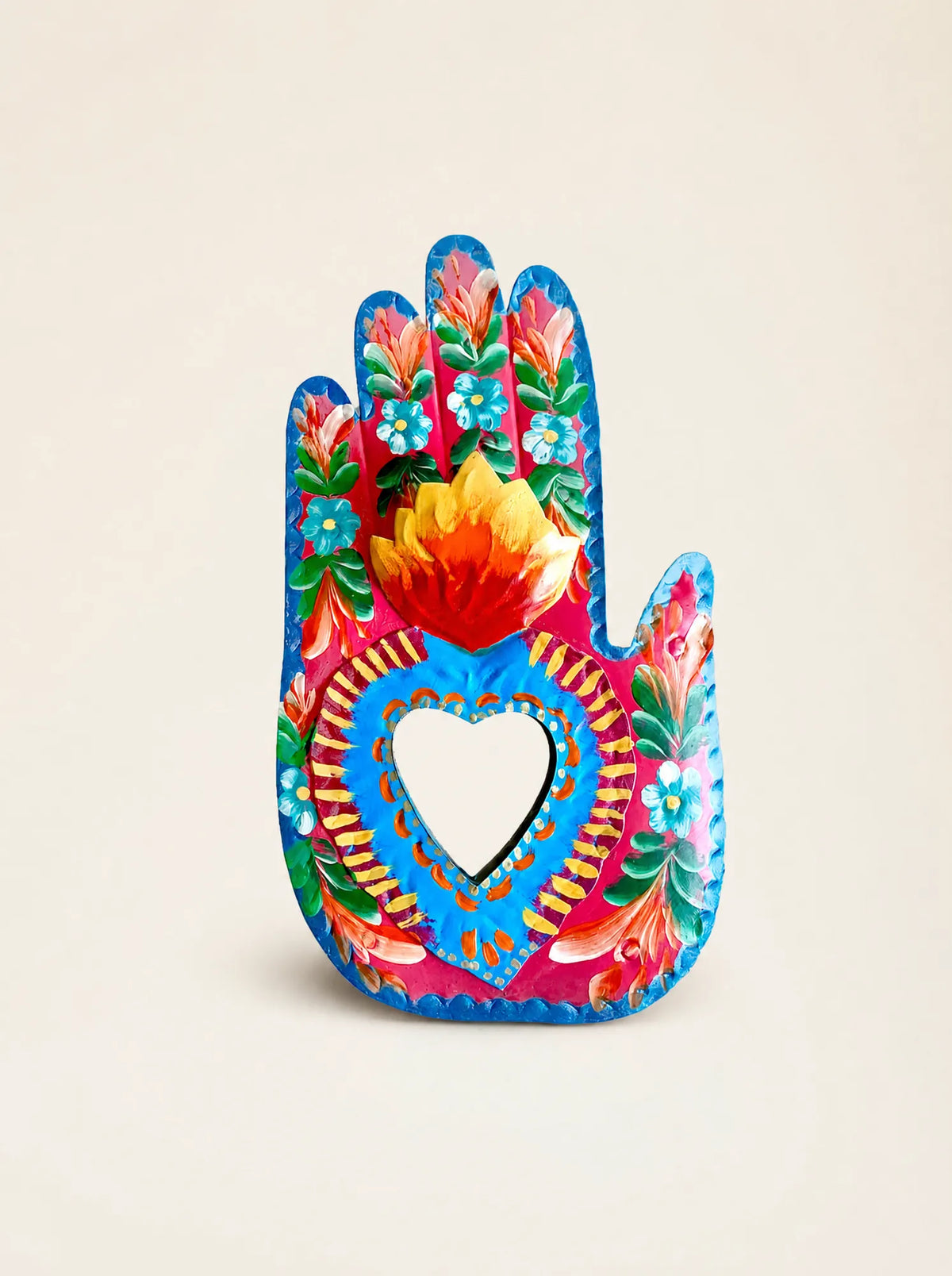 Floral Hand with Mirror