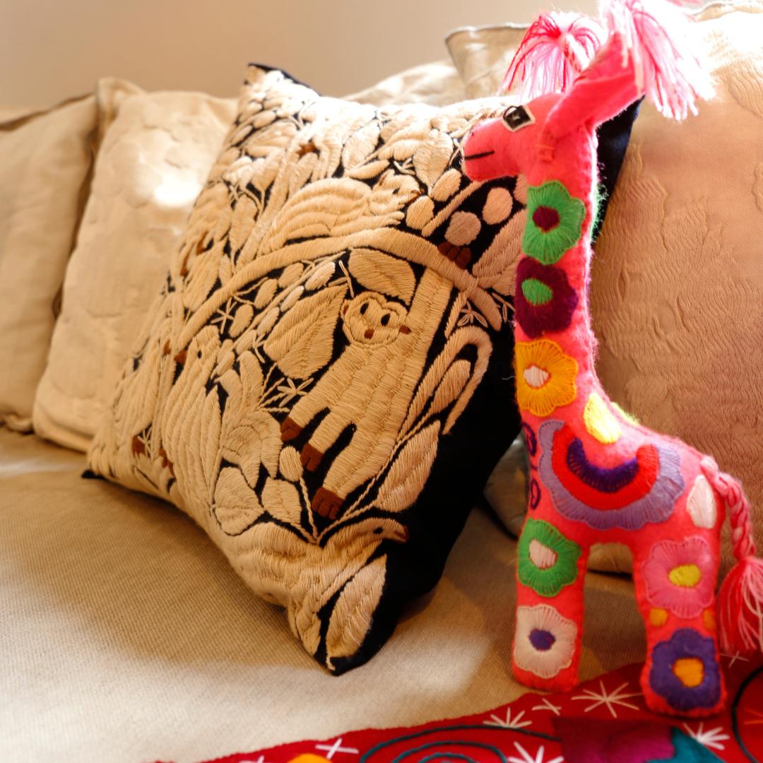Embroidered Magic Giraffe