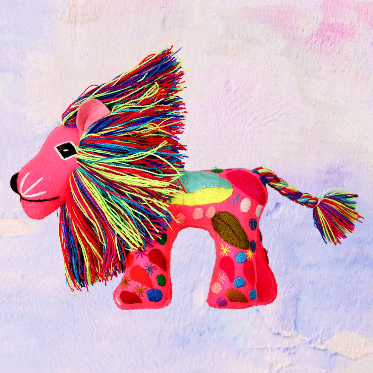 Embroidered Magic Lion