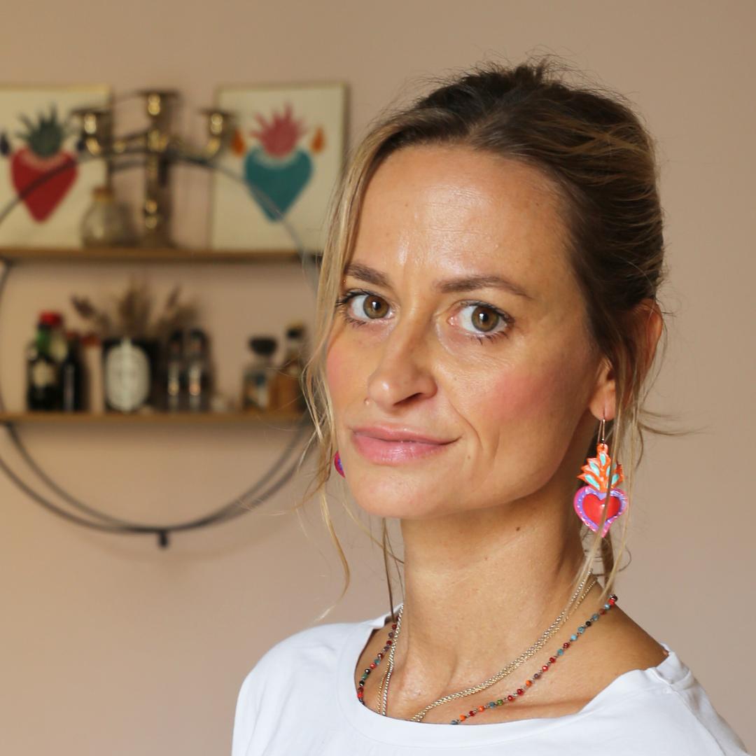 Pastel Heart Earrings