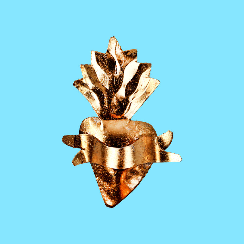Mini Sacro Cuore con Listone Oro