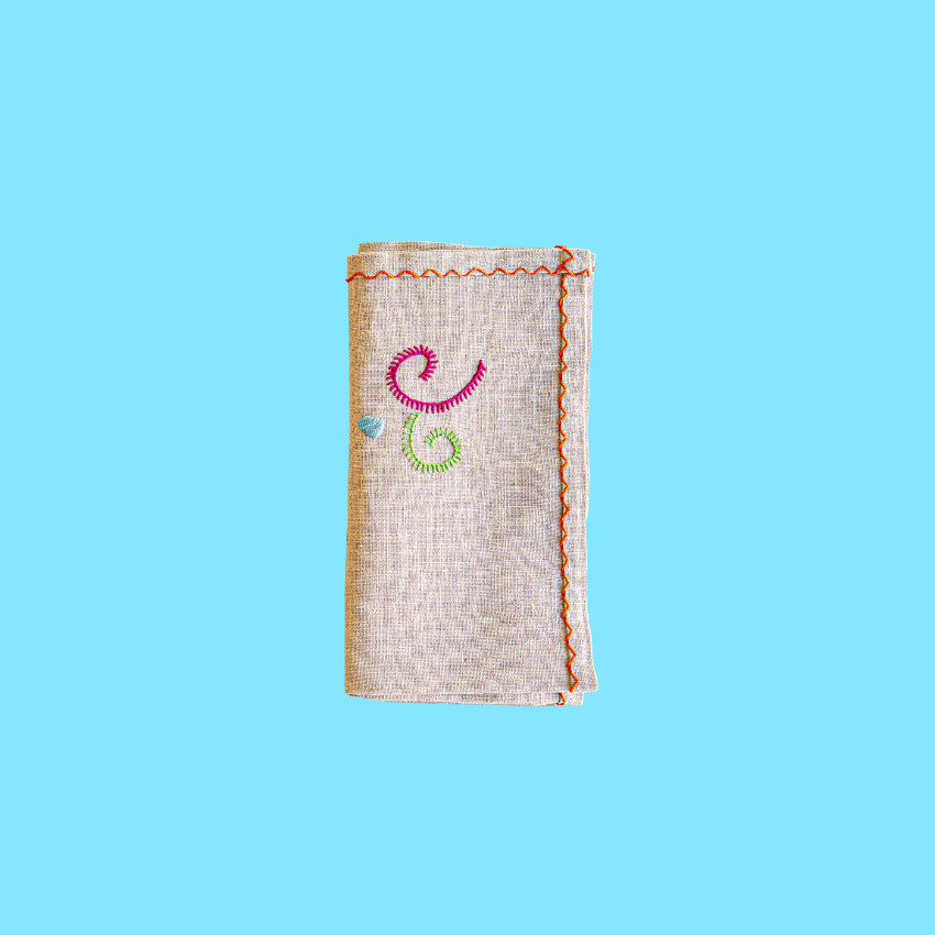Linen Embroidered Napkin