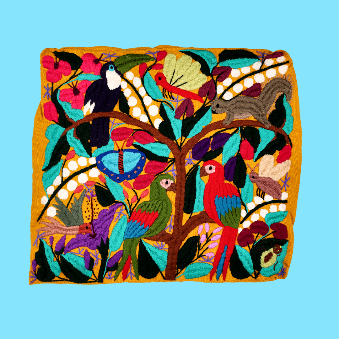 Parrots Cushion Cover