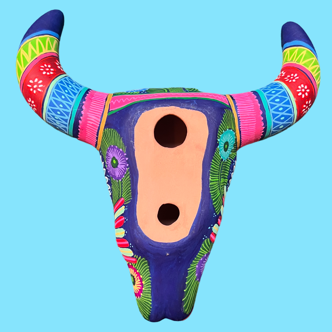 Teschio Texano in Ceramica