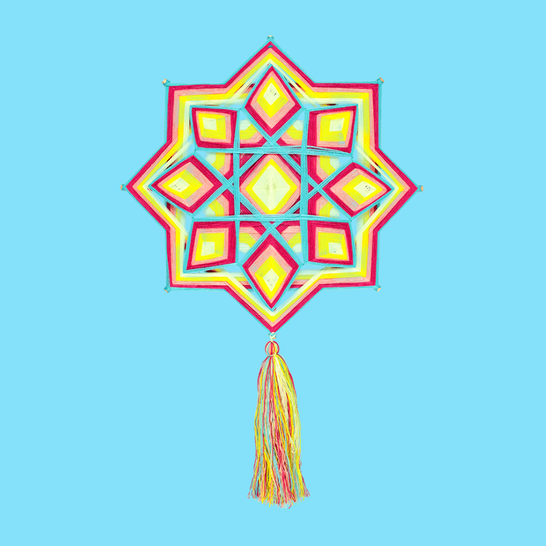 Decorazione Mandala in Lana