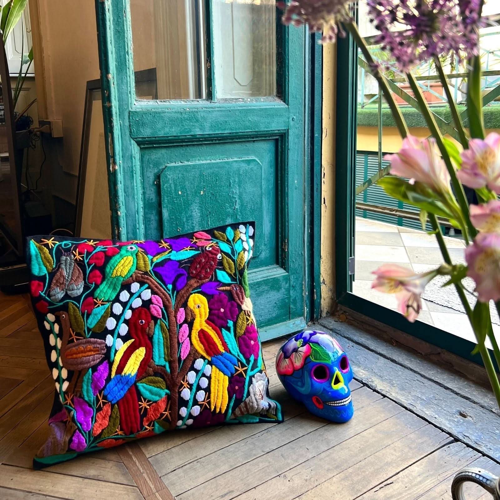 Housse de Coussin Jungle Monochrome