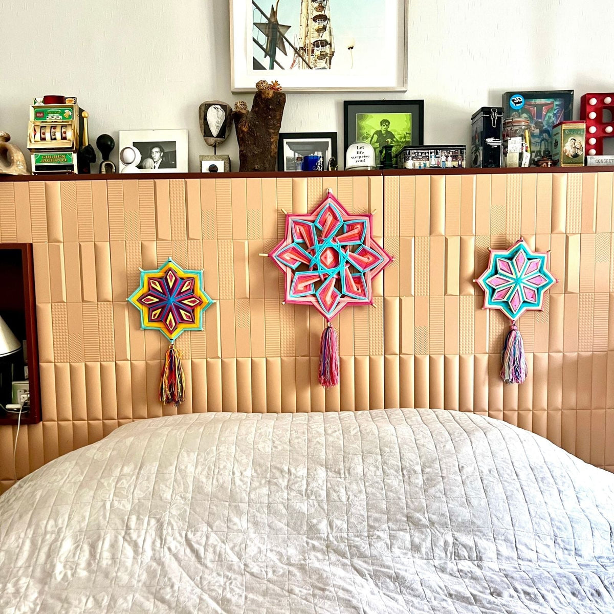 Décoration Mandala en Laine