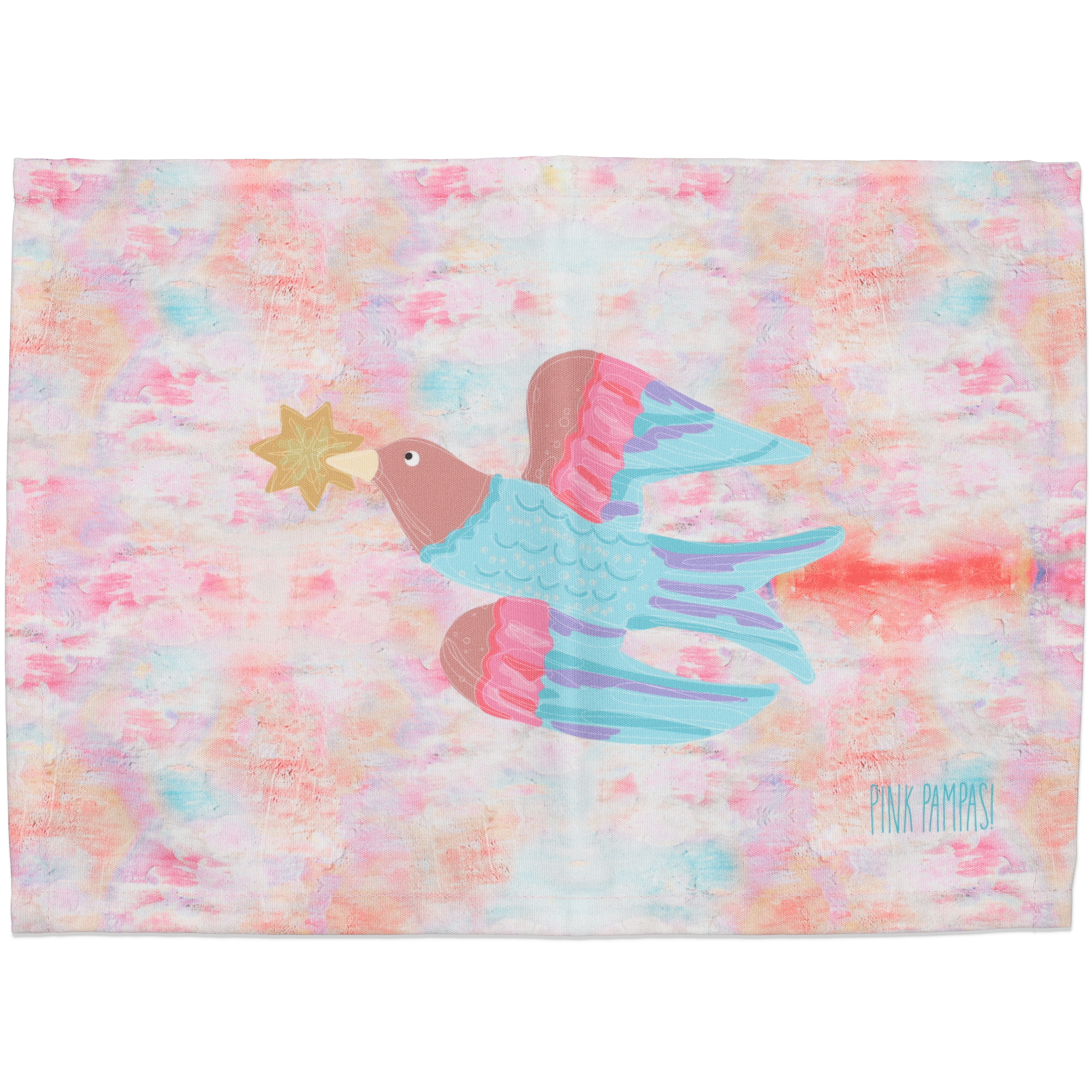 Individual Place Mat Blooming Happiness Creme