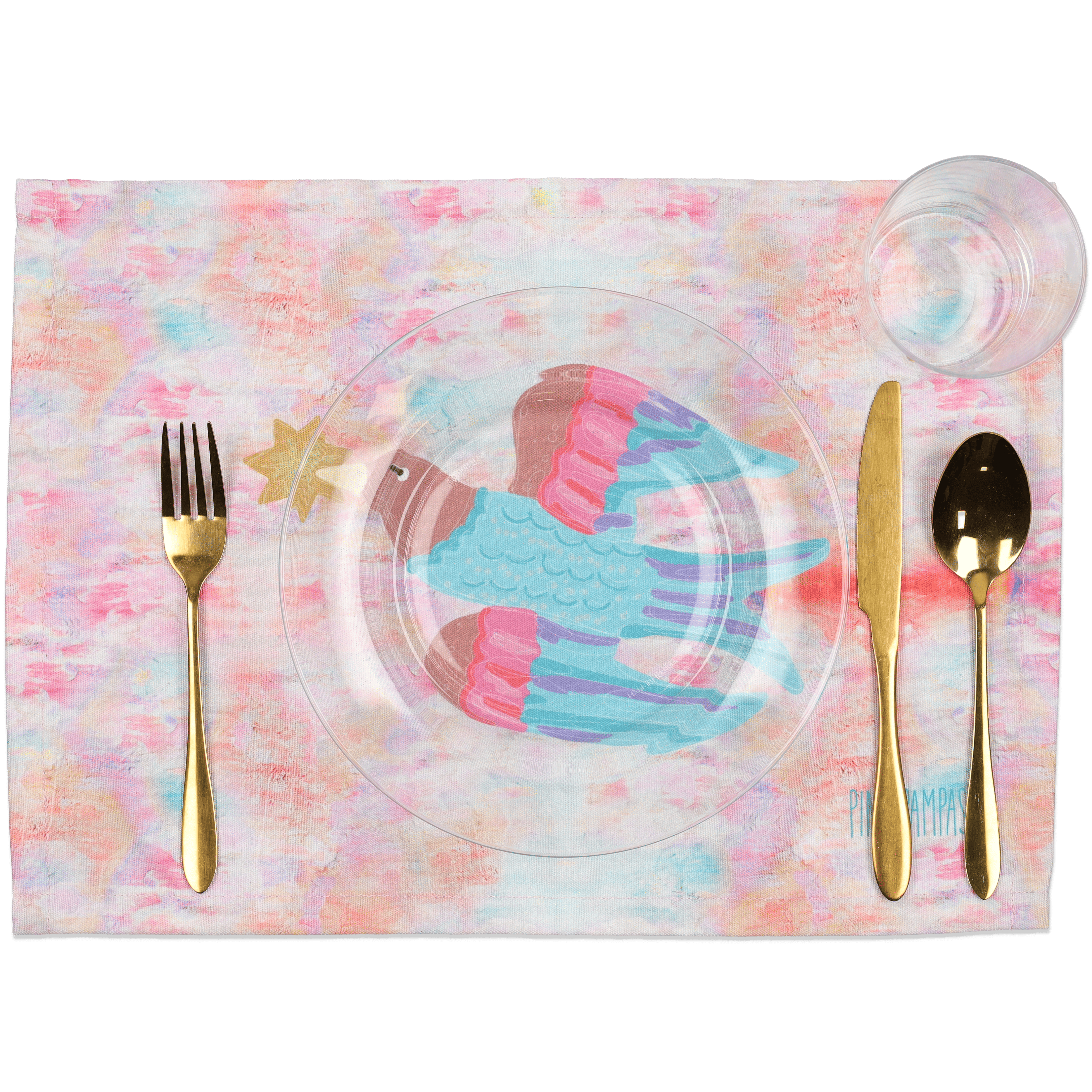 Individual Place Mat Blooming Happiness Creme