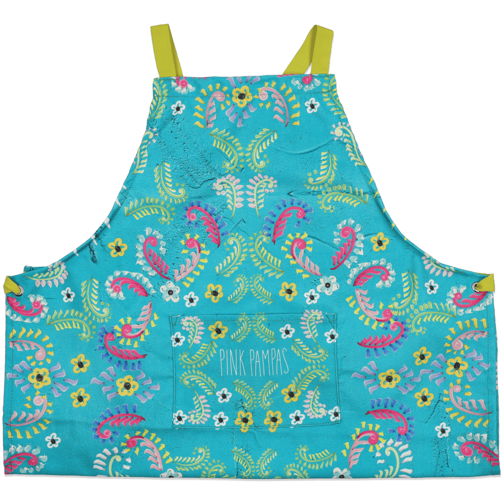 "Blooming Happiness" Kitchen Apron