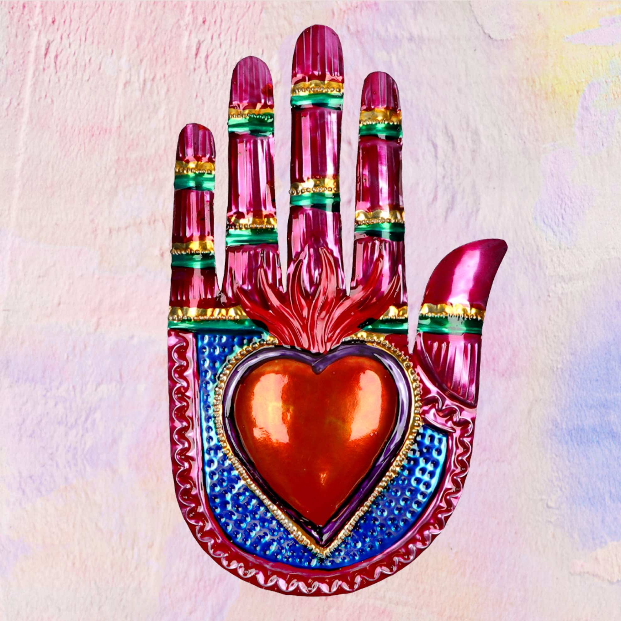 "Vintage Design" Hand with Sacred Heart