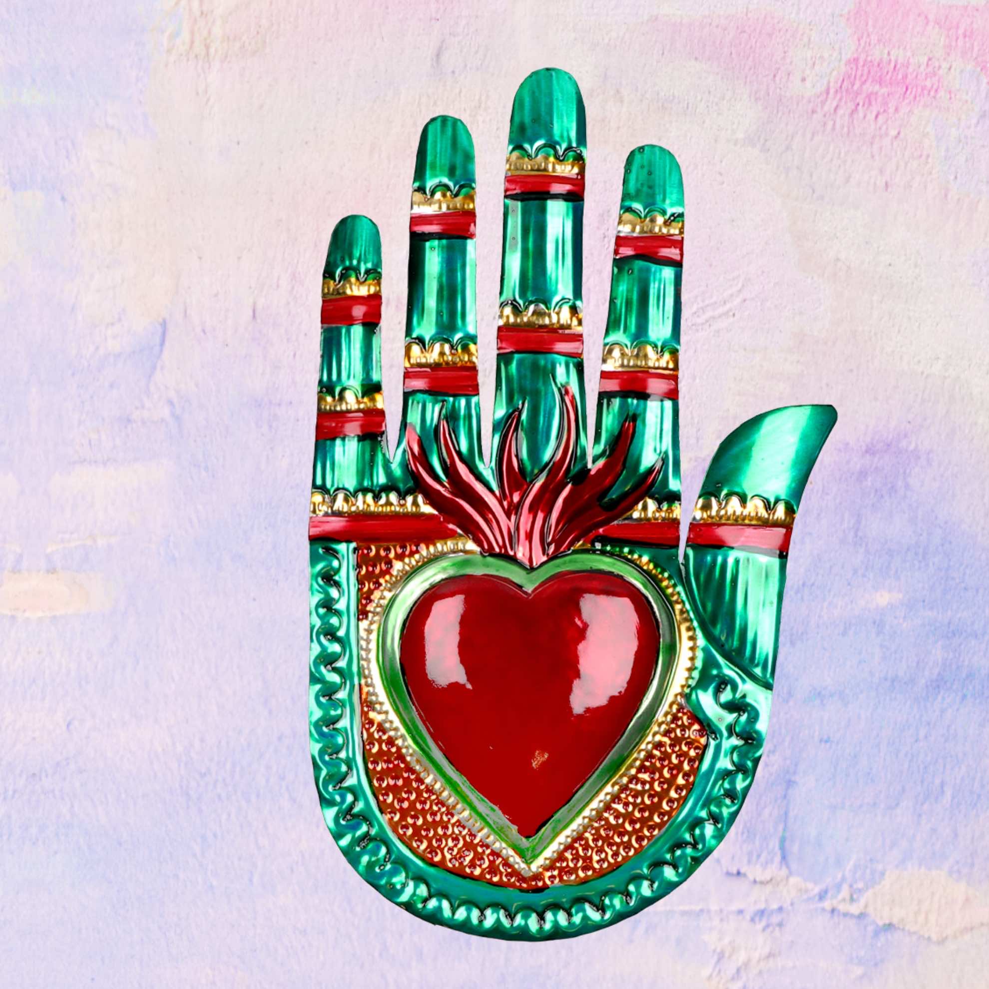 "Vintage Design" Hand with Sacred Heart
