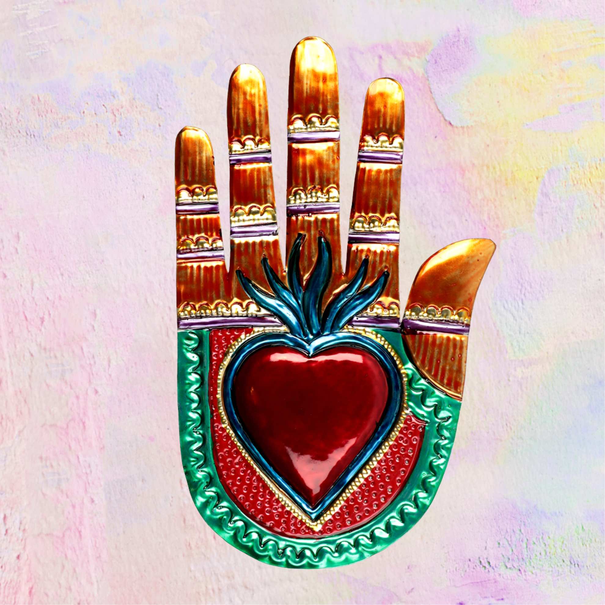 "Vintage Design" Hand with Sacred Heart