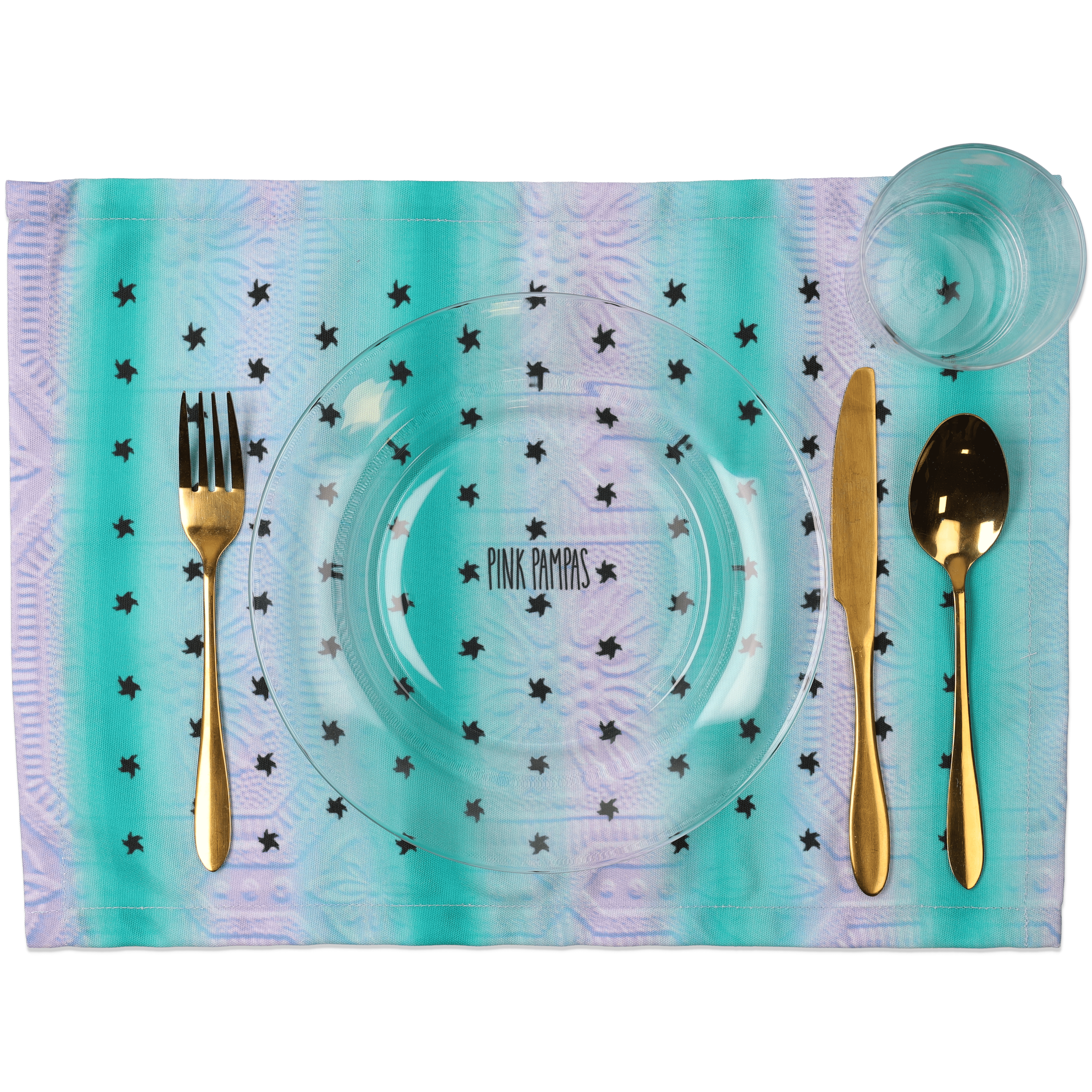 Individual Place Mat Stardust Opal Pink
