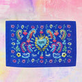 Tovaglietta Americana Blooming Happiness Blue