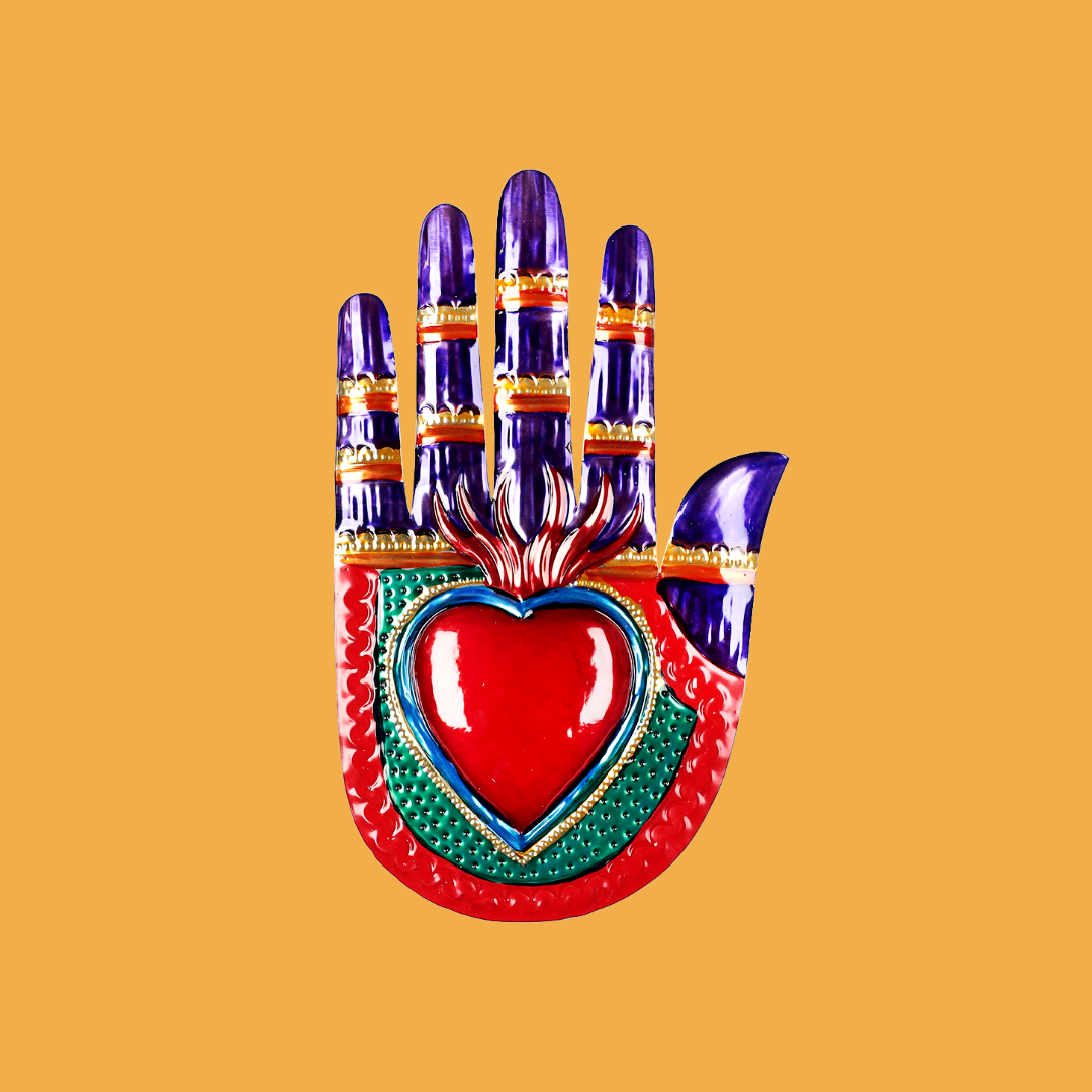 "Vintage Design" Hand with Sacred Heart