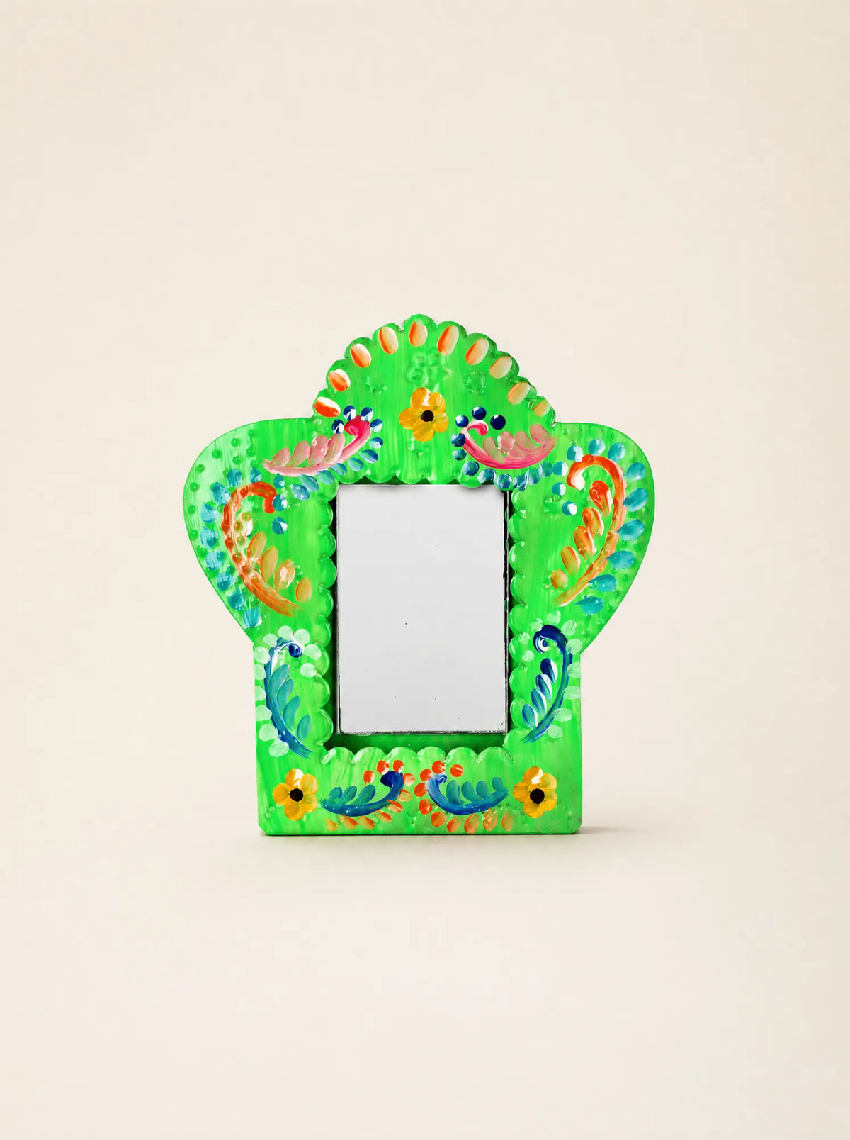 Mirror with Folk Jardin Frame