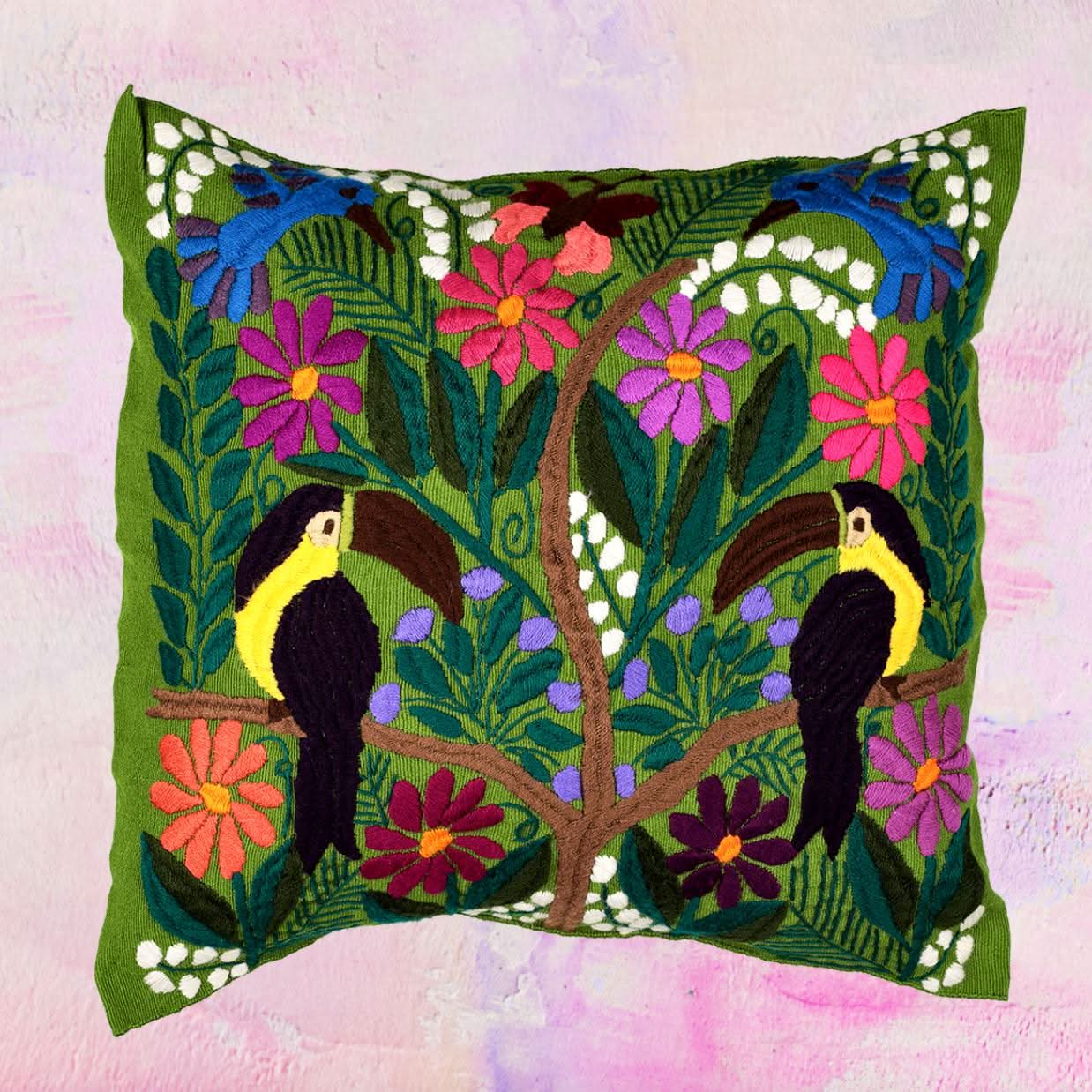 Housse de coussin Toucans