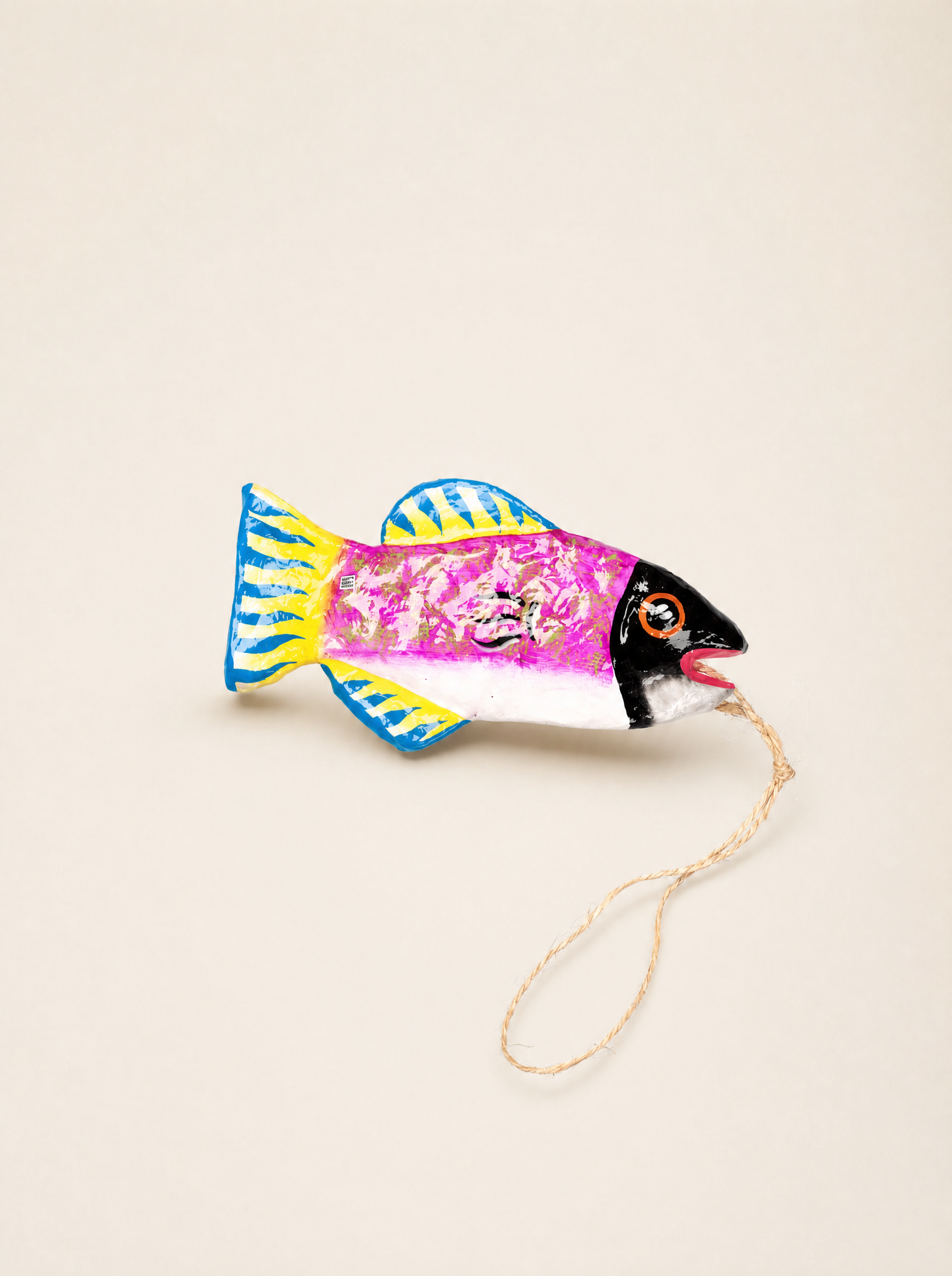 Happy Fish in Papier-Mâché