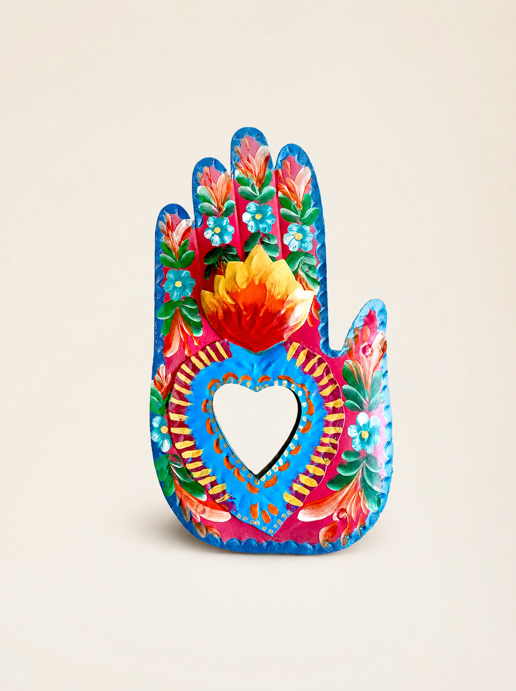 Mano Floreale con Specchio