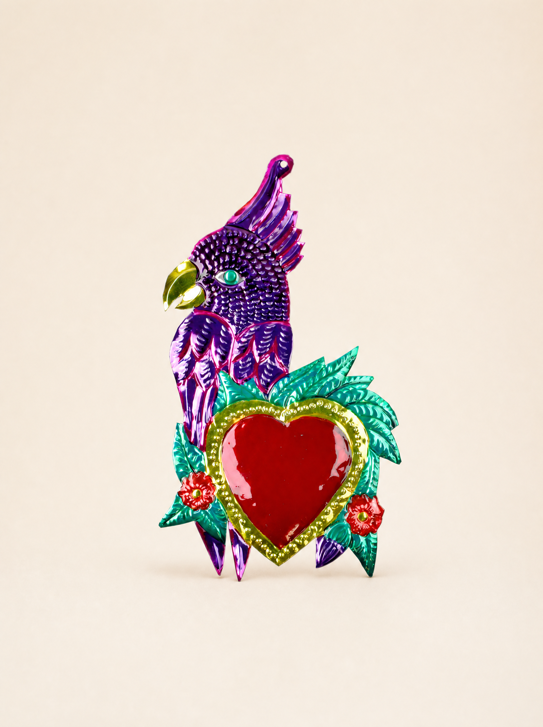 Pappagallo Innamorato con Maxi Cuore