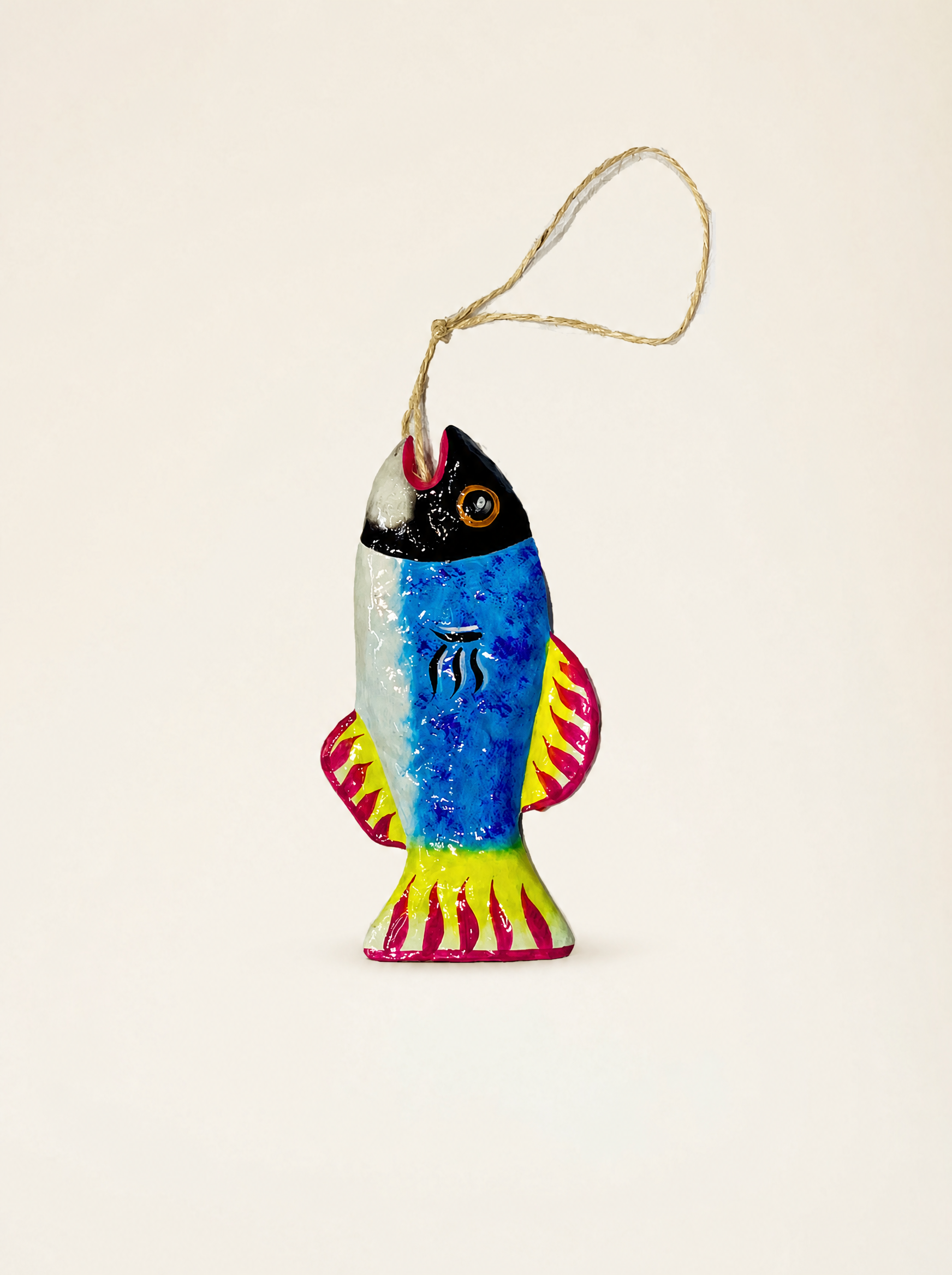Happy Fish in Papier-Mâché