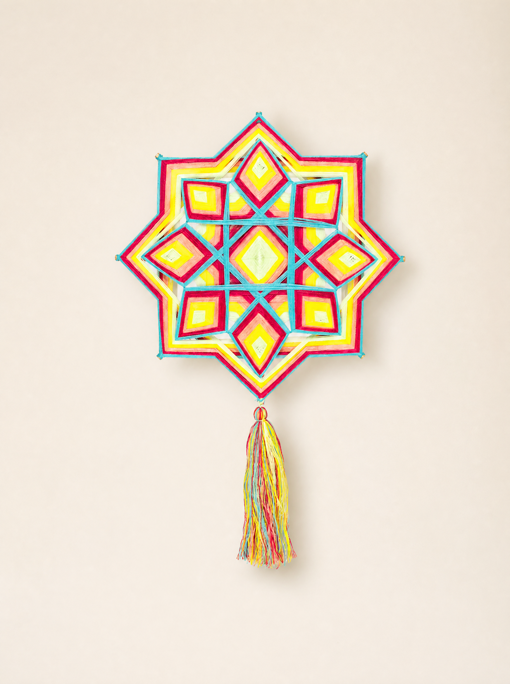 Decorazione Mandala in Lana