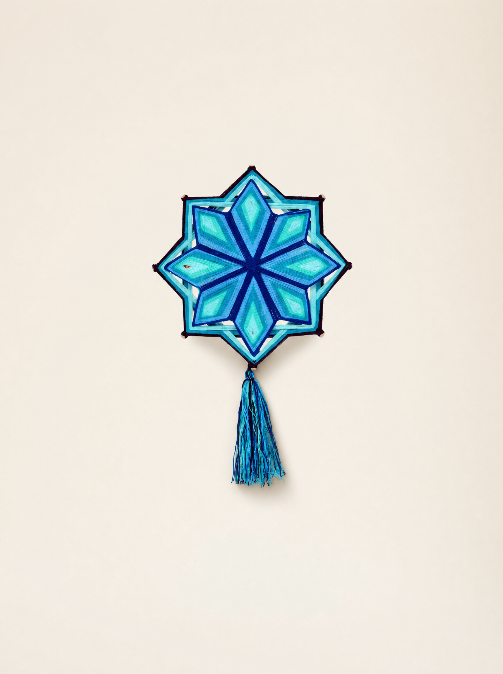 Decorazione Mandala in Lana