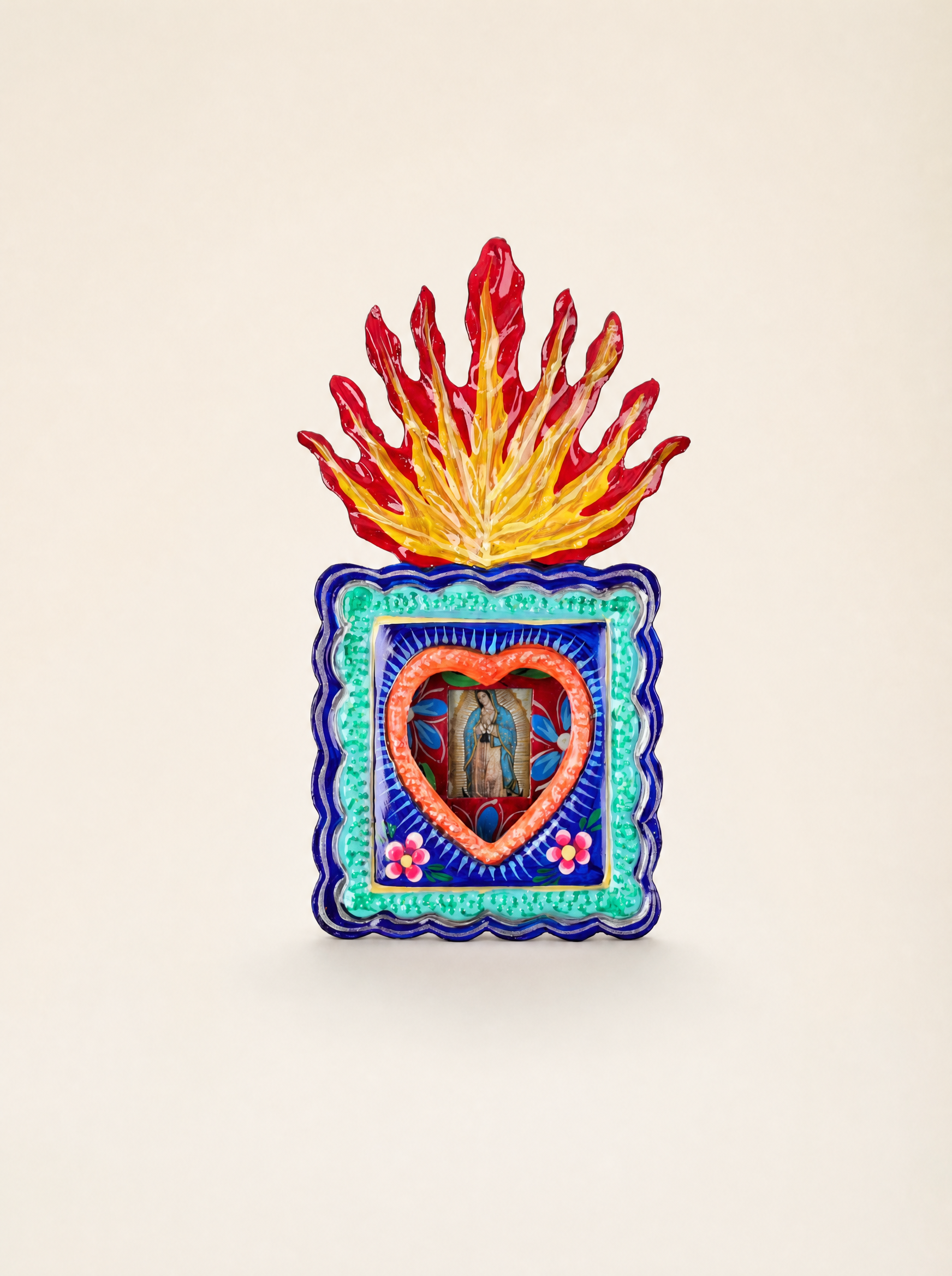 Vitrine Guadalupe avec Flamme