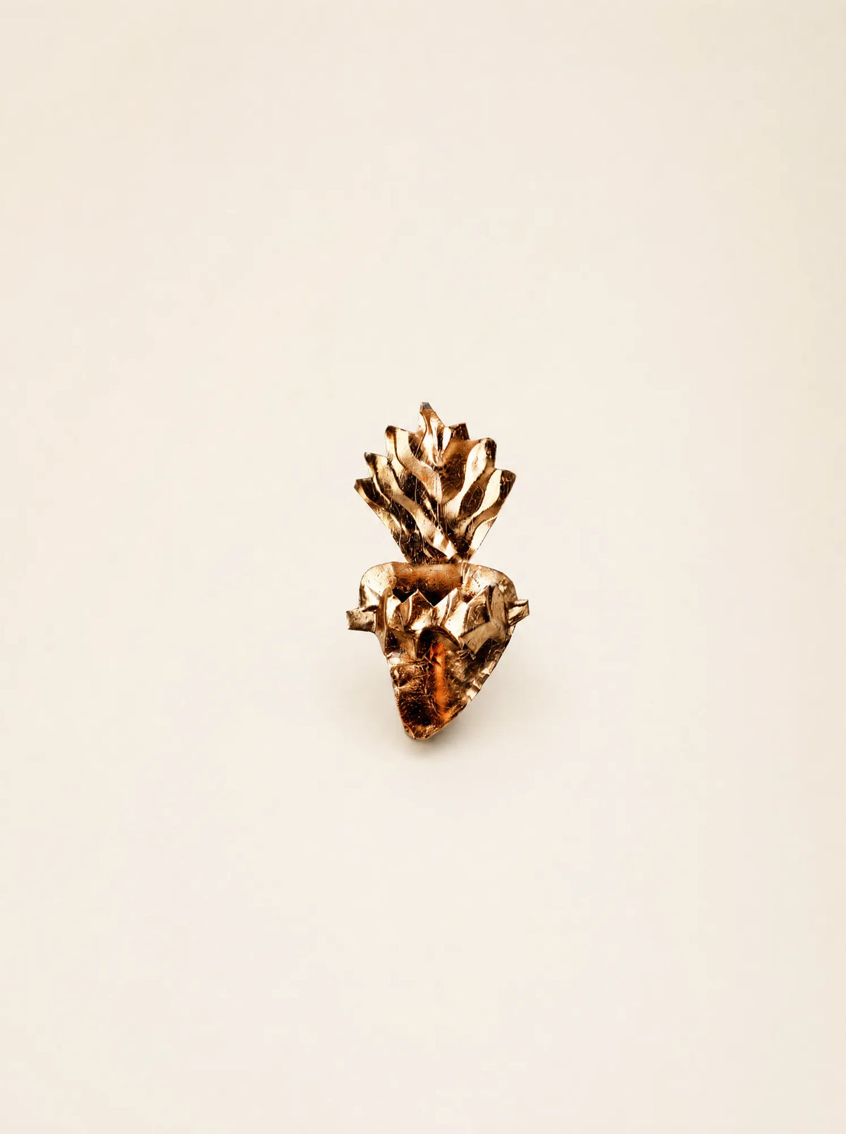 Cuore Sacro Mini Spinato – Oro