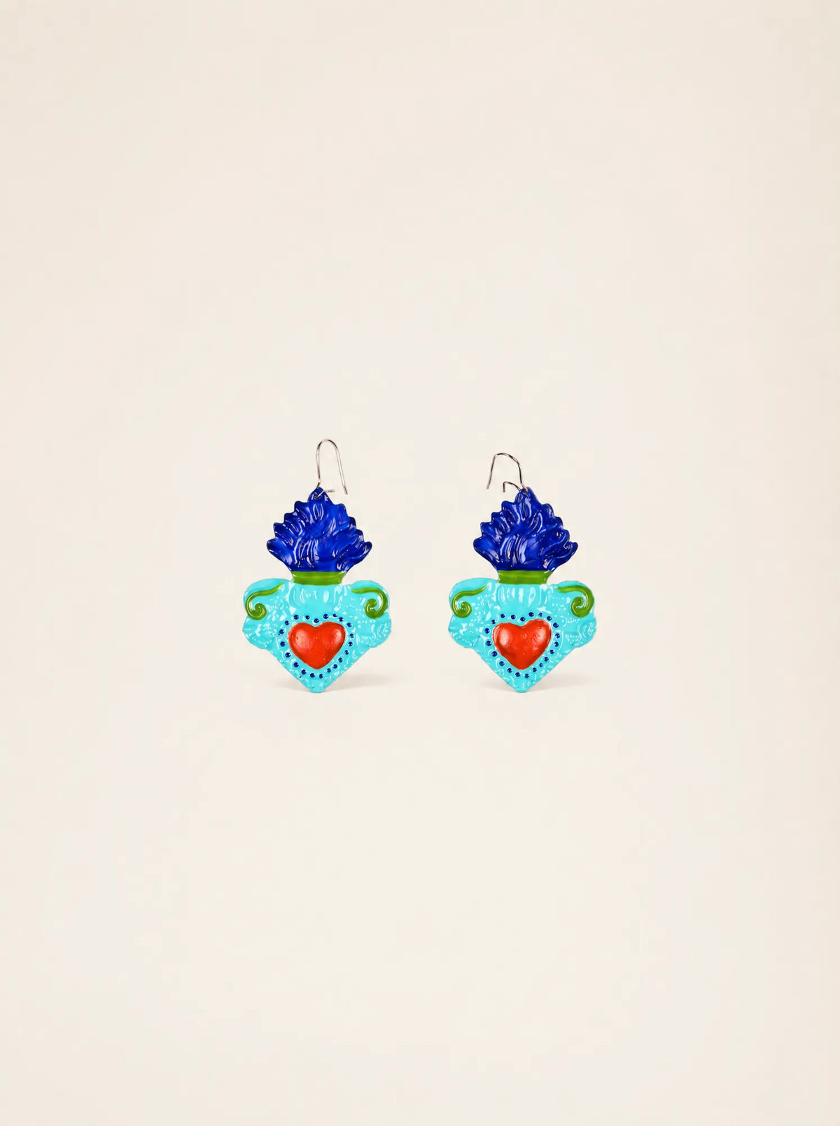 Boucles d'Oreilles Cœur Pastel