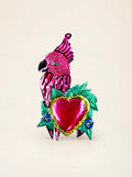 Loving Parrot with Maxi Heart