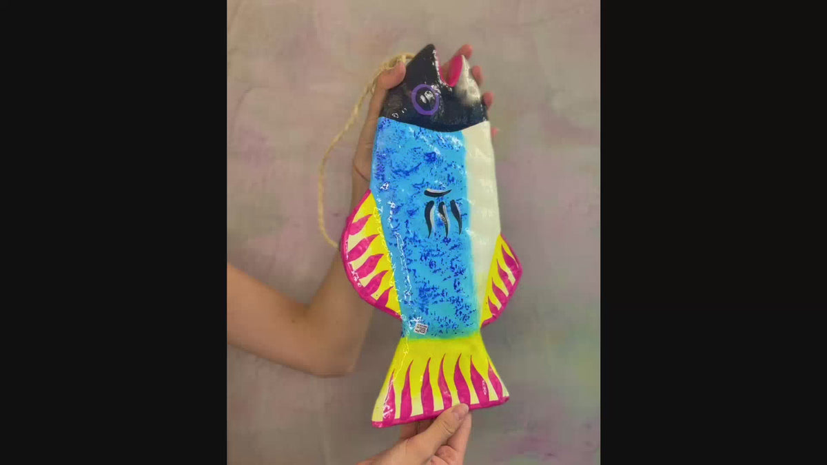 Poisson Mural Surréaliste