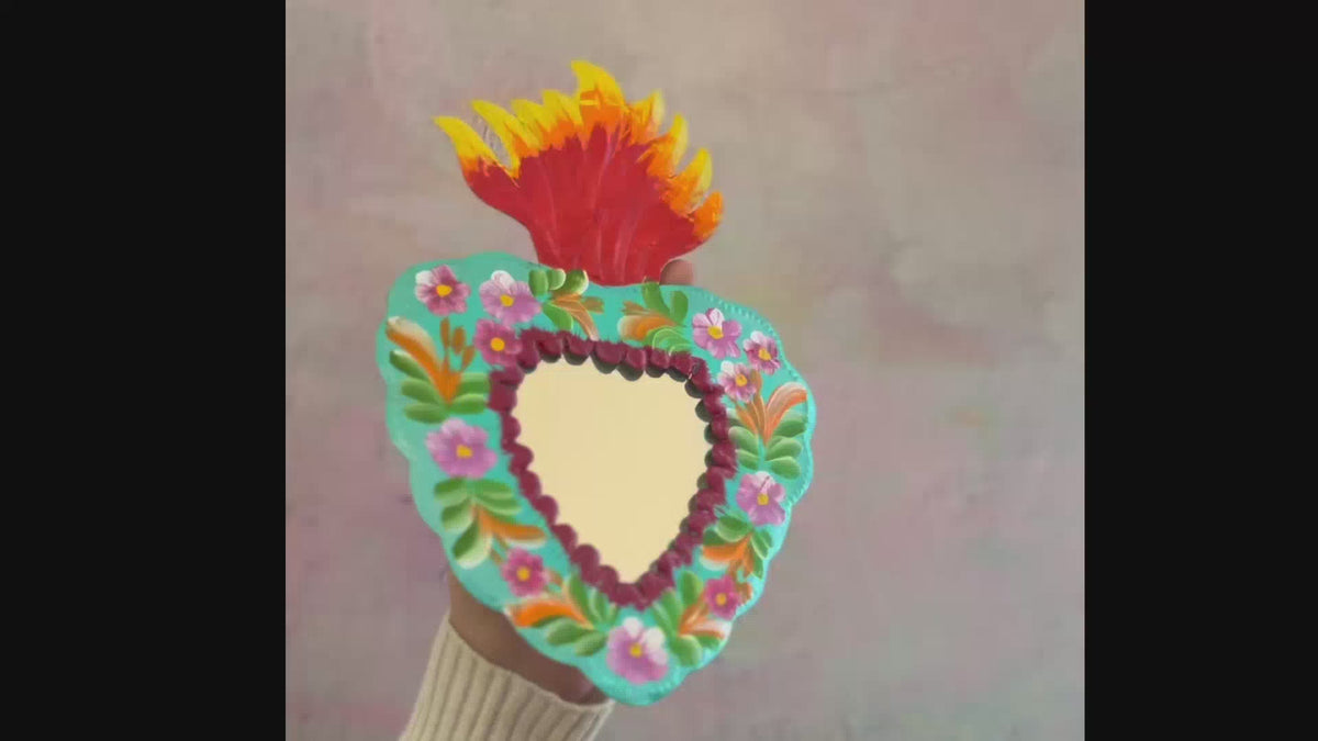 Miroir Corazon de Fuego