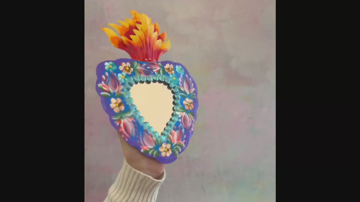 Miroir Corazon de Fuego