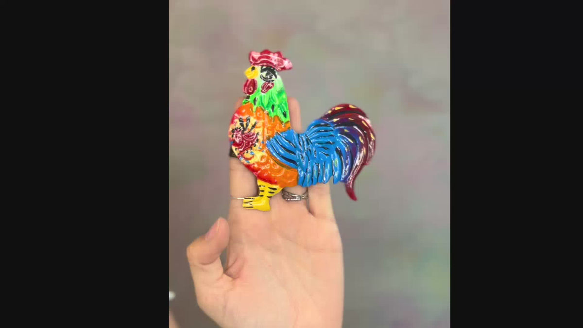 Porte-serviette Coq