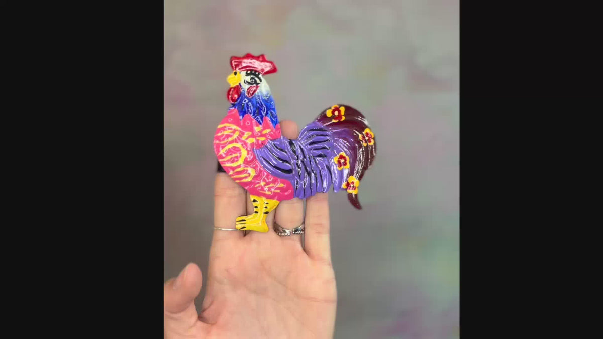 Porte-serviette Coq