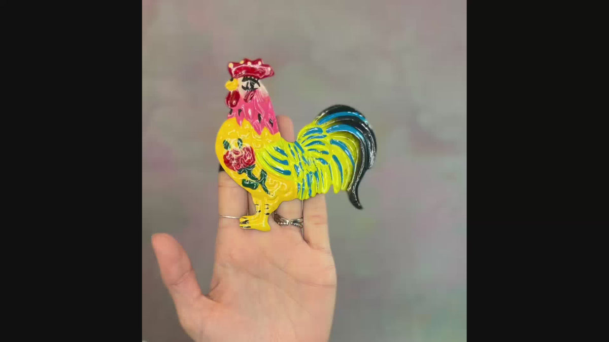 Porte-serviette Coq