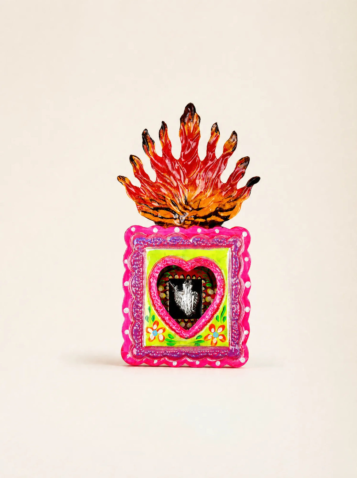 Vitrine votive Milagros avec flamme