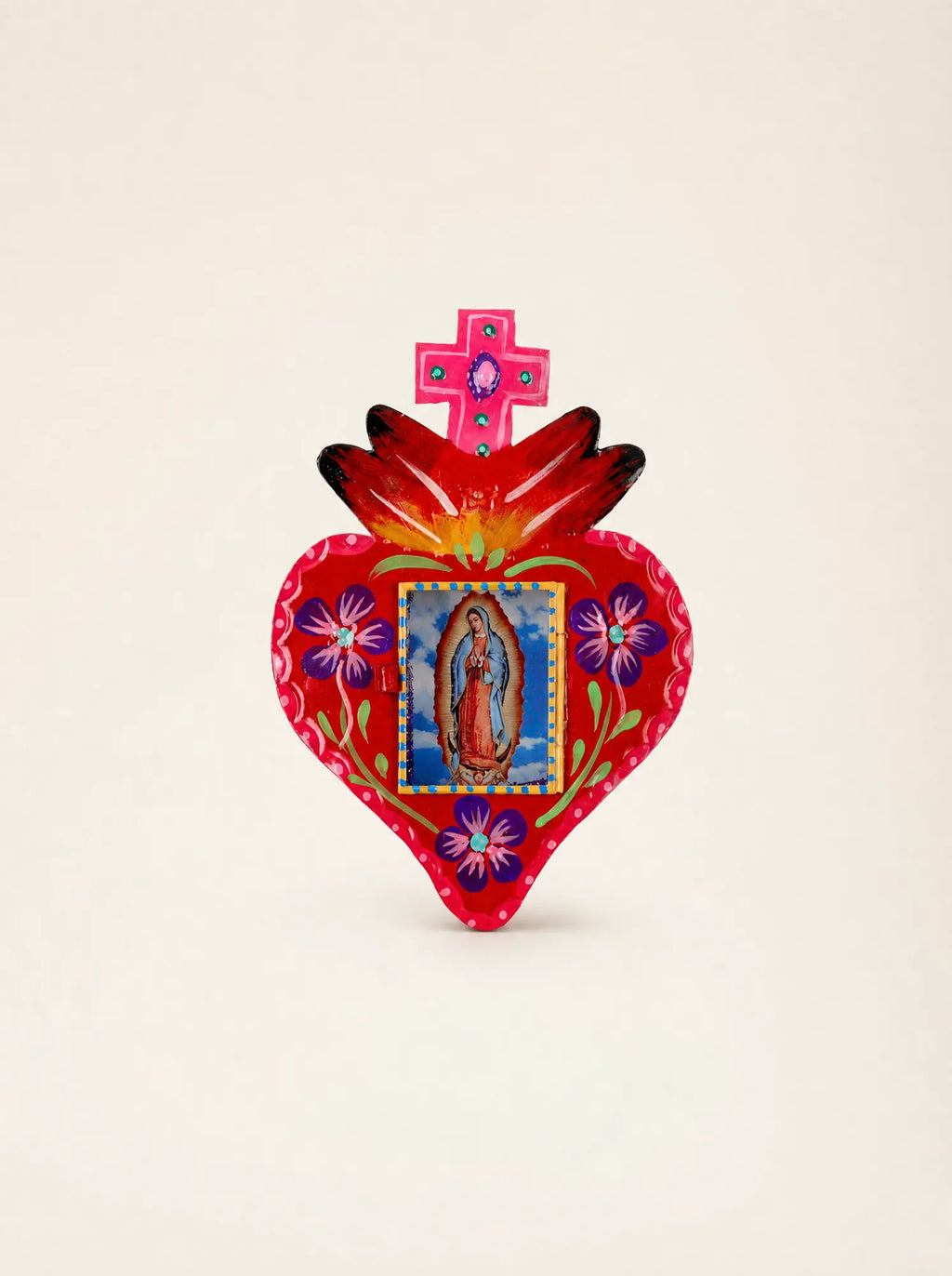 Vitrine grand cœur Guadalupe