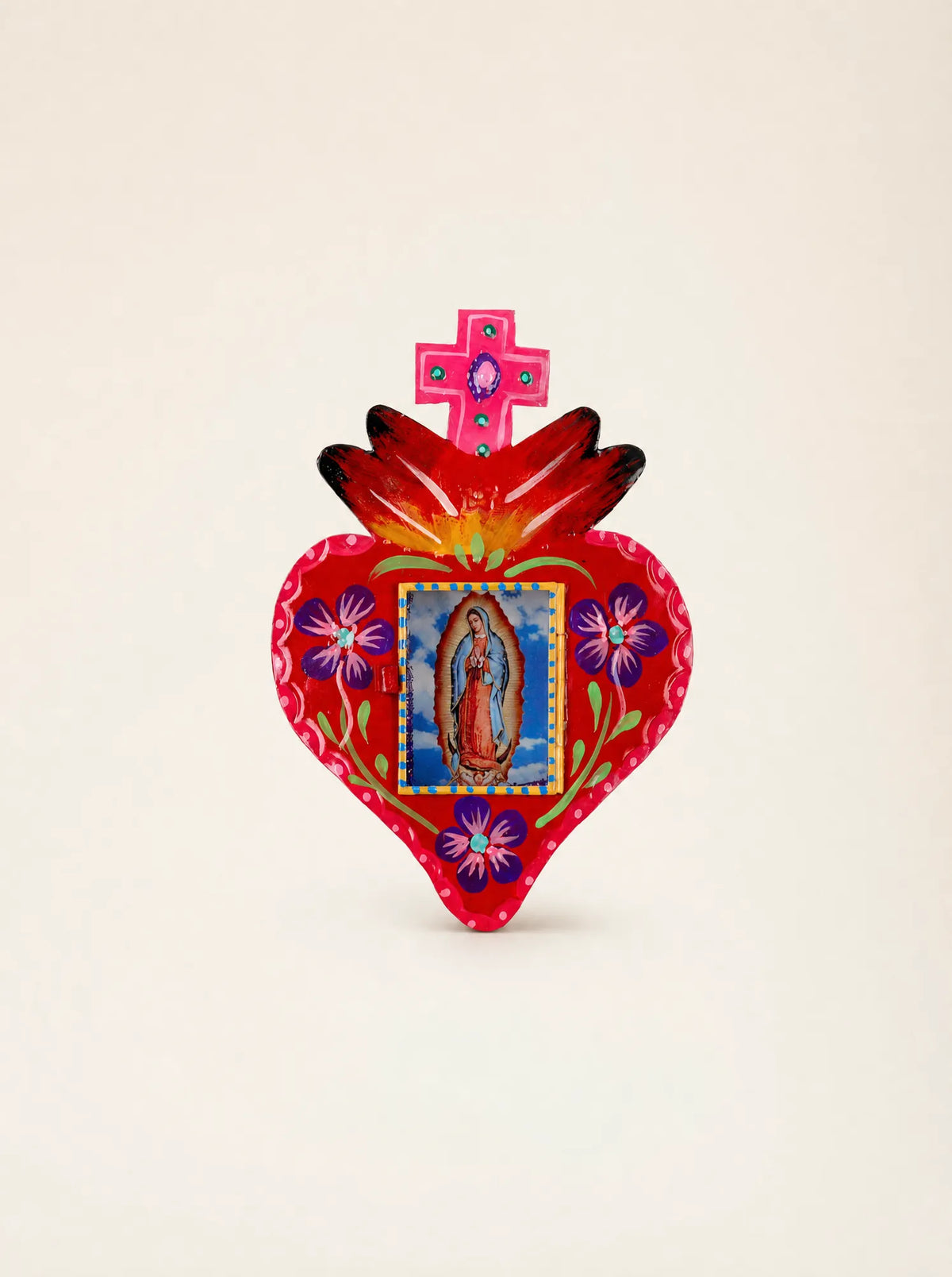 Vitrine grand cœur Guadalupe
