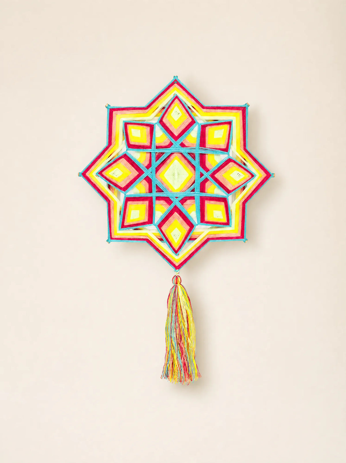 Décoration Mandala en Laine