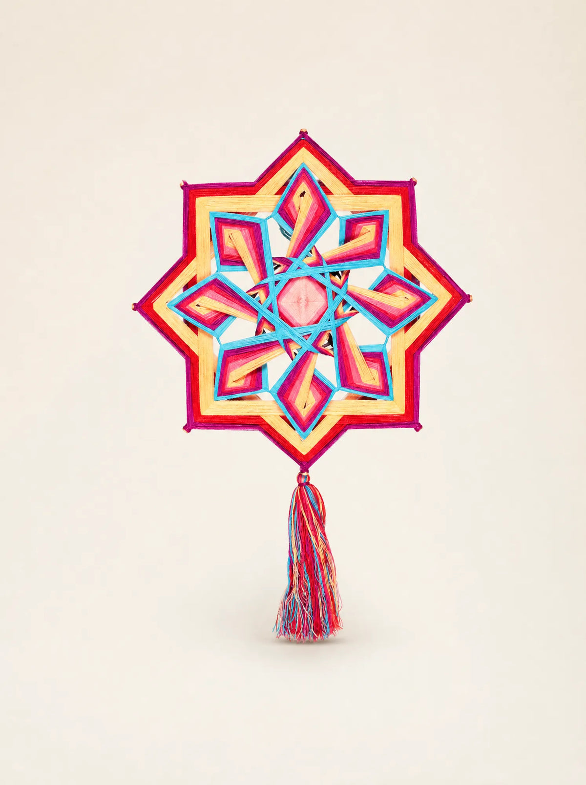 Décoration Mandala en Laine