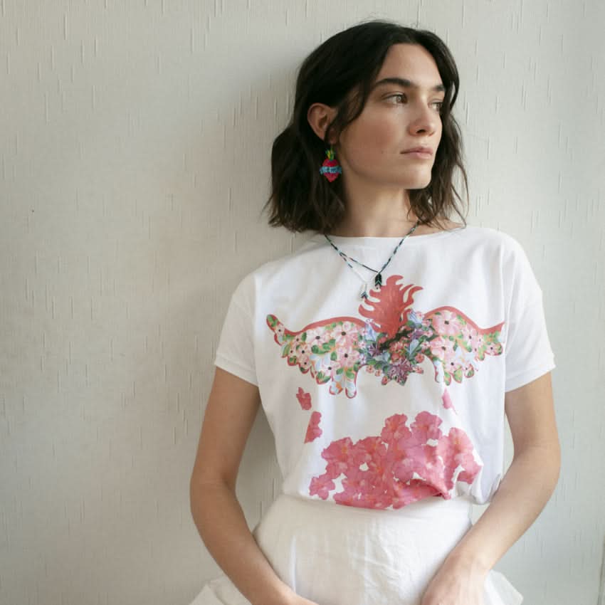 T-Shirt "Cuore Alato"